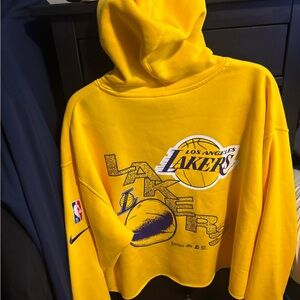 NBA Nike Yellow Los Angeles Lakers Hoodie